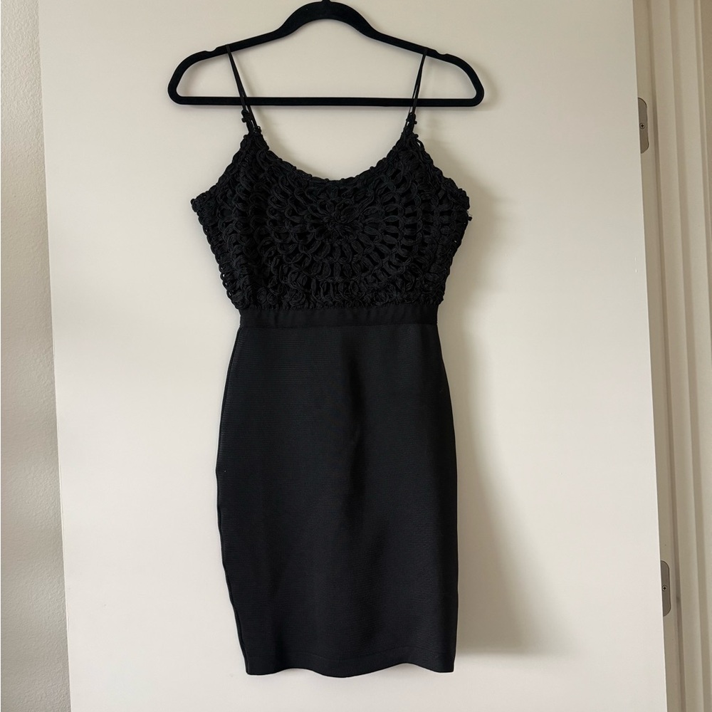 Elegant Black Lace Dress